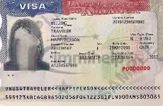 US Visa 2x2 inch (51*51 mm)